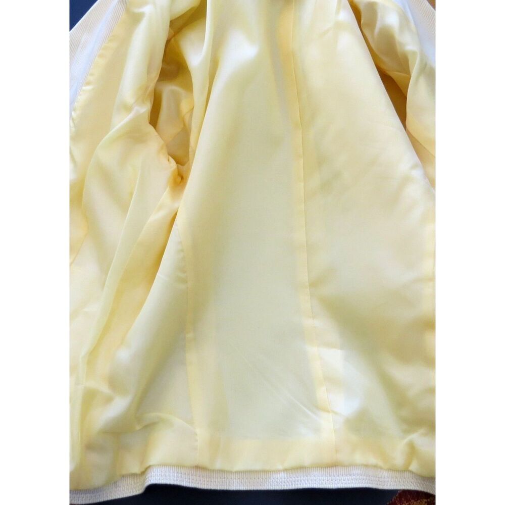 Focus 2000 by Charles Glueck  Vintage Yellow Pinstripe Blazer  10P  EUC - Picture 6 of 10